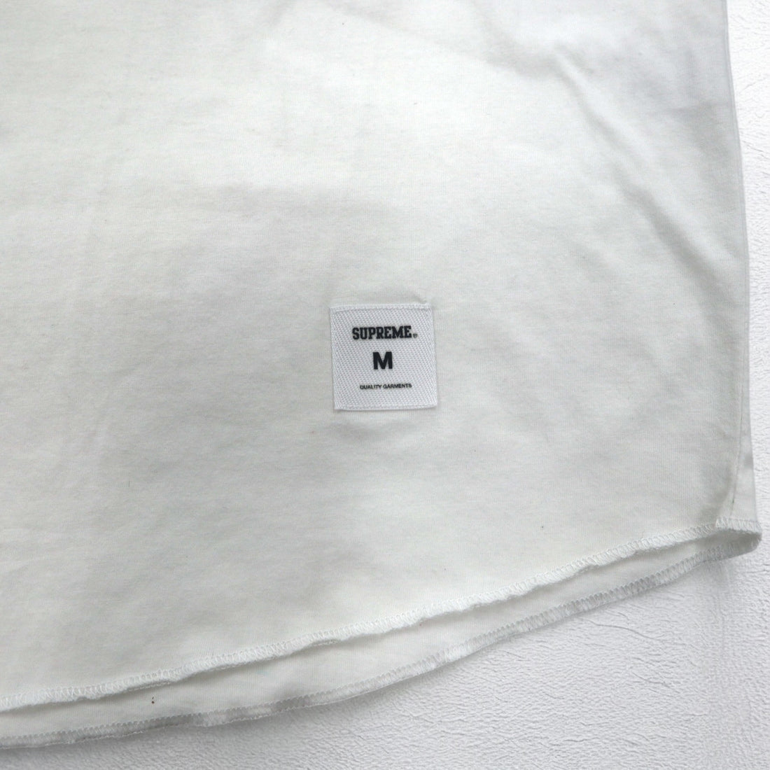 Supreme ヘンリーネック バイカラー Tシャツ M ブラック ホワイト Back Logo CITY AND COUNTRY 12SS