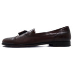 Spanish medallion tassel loafers Mezlan 27.5cm brown leather semi-brogue HAVANA