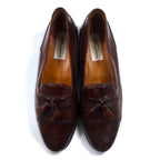 Spanish medallion tassel loafers Mezlan 27.5cm brown leather semi-brogue HAVANA