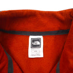 THE NORTH FACE Half-Zip Fleece Jacket, Medium, Red, TKA100, A436, US Standard