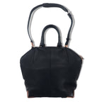 日本然リトテ-古着オンライン-Alexander Wang エミール 2WAY ショルダーバッグ ハンドバッグ ブラック レザー シボ革 EMILE-Alexander Wang Emile 2WAY Shoulder Bag Handbag Black Leather Volse EMILE