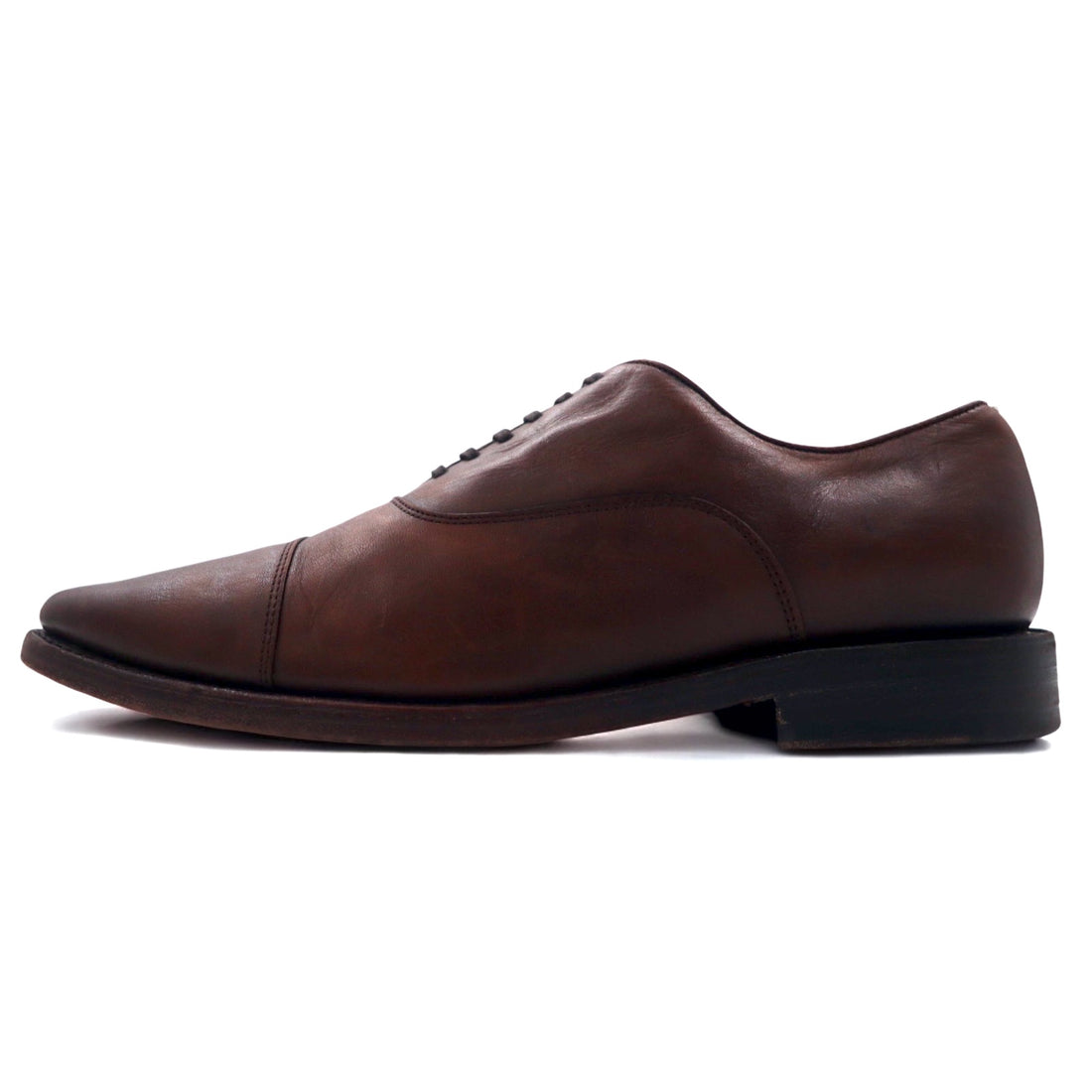 Thursday Boot Company Straight Tip Oxford Dress Shoes 28cm Brown Leather Limited Edition New York Designed HAND CRAFTED Made in Mexico