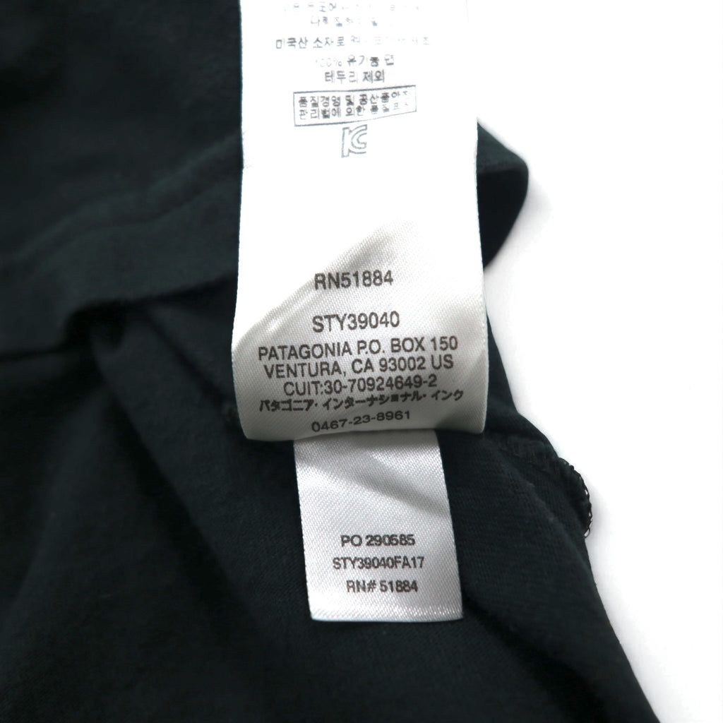 Patagonia Shop Sticker Cotton Long Sleeve T-Shirt, Size L/S, Size 2XL, Green, Organic Cotton, Product Number 39040, Made in Mexico