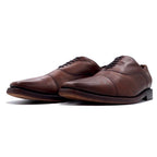 Thursday Boot Company Straight Tip Oxford Dress Shoes 28cm Brown Leather Limited Edition New York Designed HAND CRAFTED Made in Mexico