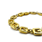 GIVENCHY vintage logo bracelet in gold
