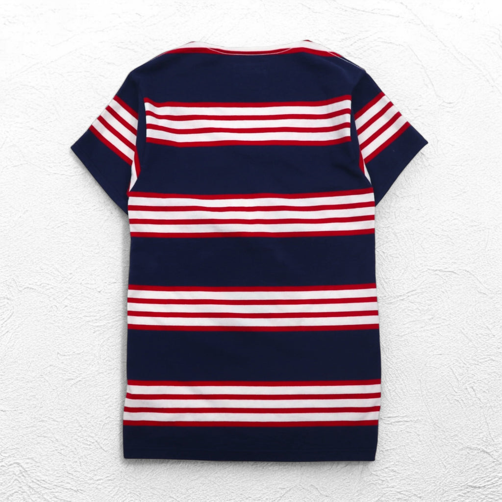 yoshio kubo × LOVELESS V-neck T-shirt M White Star pattern GUILD PRIME exclusive Made in Japan