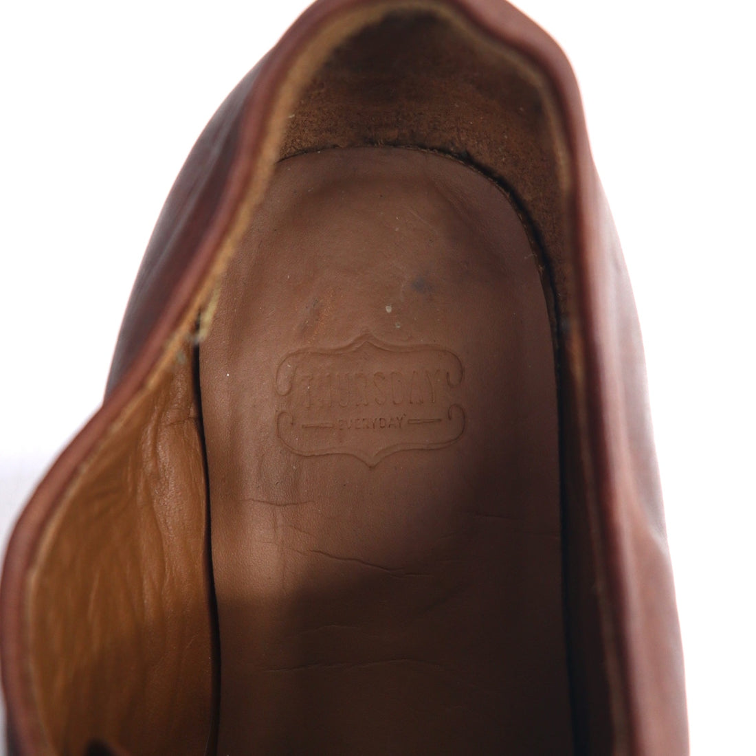 Thursday Boot Company Straight Tip Oxford Dress Shoes 28cm Brown Leather Limited Edition New York Designed HAND CRAFTED Made in Mexico