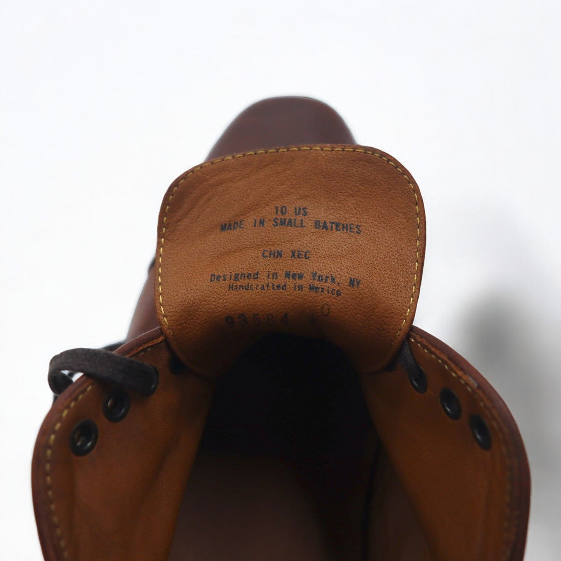 Thursday Boot Company Straight Tip Oxford Dress Shoes 28cm Brown Leather Limited Edition New York Designed HAND CRAFTED Made in Mexico
