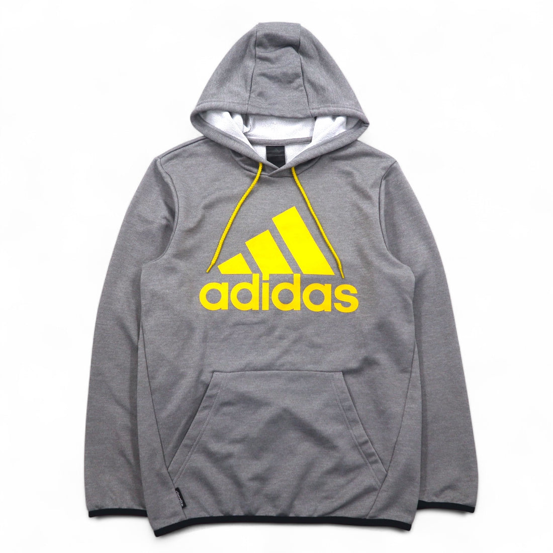 adidas Essentials Big Logo Pullover Hoodie S Grey CLIMALITE AZ2564