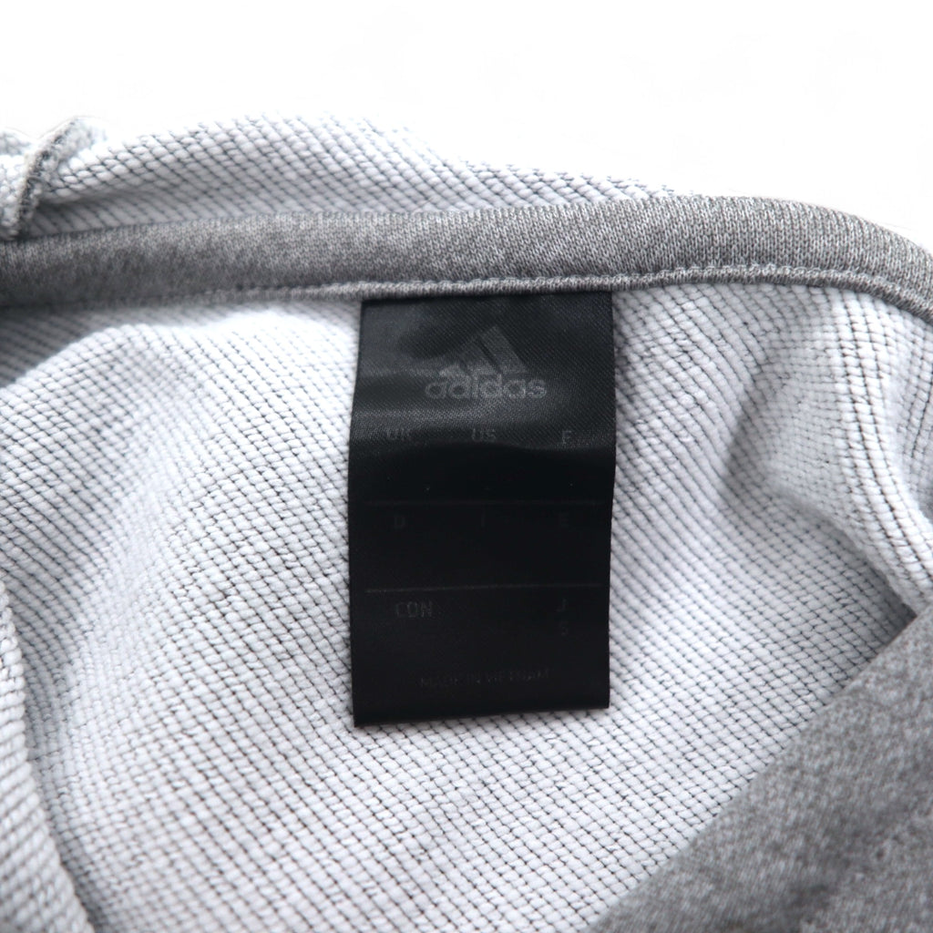 adidas Essentials Big Logo Pullover Hoodie S Grey CLIMALITE AZ2564