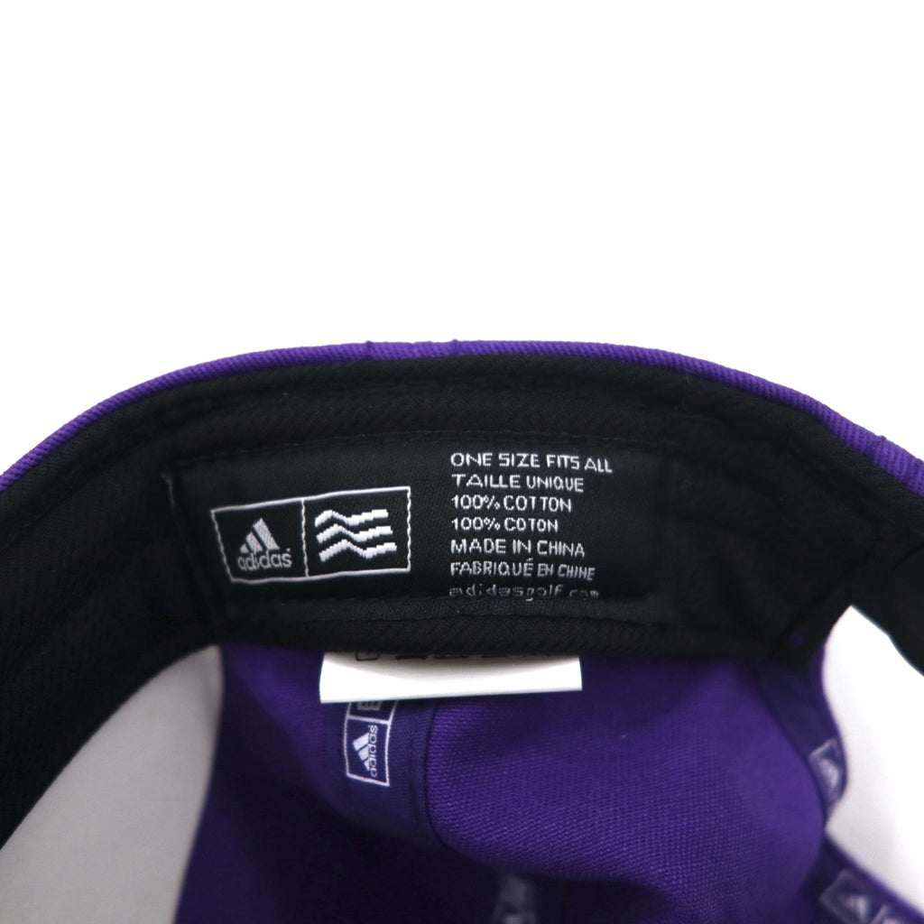 adidas Snapback Cap FREE Purple Cotton