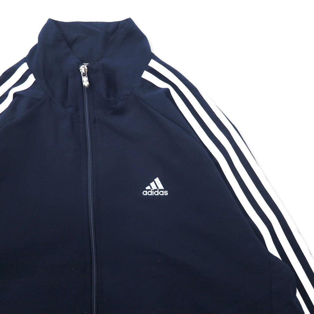 adidas Track Jacket Jersey S Navy Polyester 3 Stripes One Point Logo Embroidery CLIMA 365