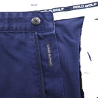 POLO GOLF RALPH LAUREN 90年代 2タック ワイド チノパンツ L ネイビー コットン