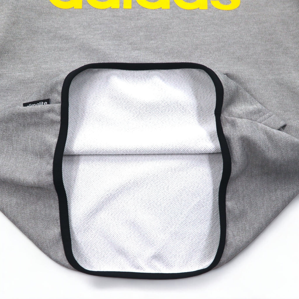 adidas Essentials Big Logo Pullover Hoodie S Grey CLIMALITE AZ2564