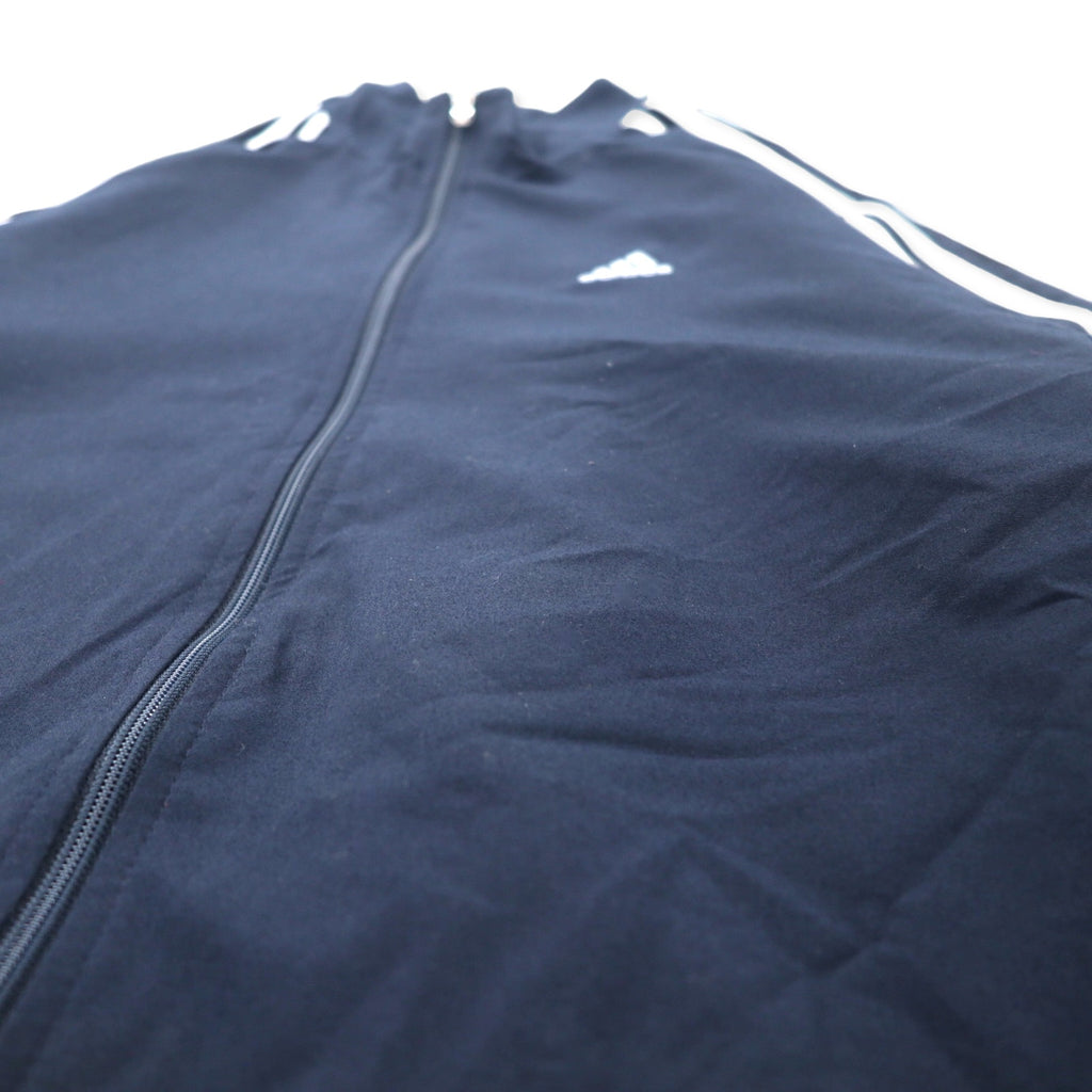adidas Track Jacket Jersey S Navy Polyester 3 Stripes One Point Logo Embroidery CLIMA 365