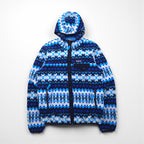 Patagonia Synchilla Fleece Parka, Medium, Blue, Nordic Pattern, 25270