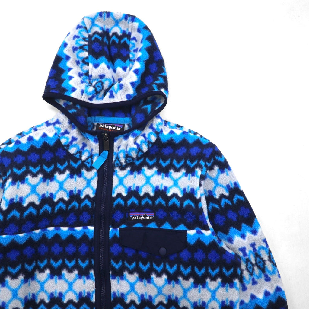 Patagonia Synchilla Fleece Parka, Medium, Blue, Nordic Pattern, 25270