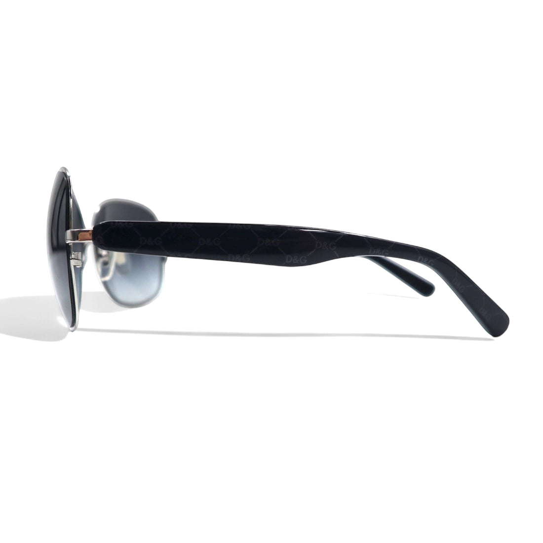 DOLCE &amp; GABBANA Sunglasses Fox Black Plastic D&amp;G Logo DG 2126PD 1195/87 60□15