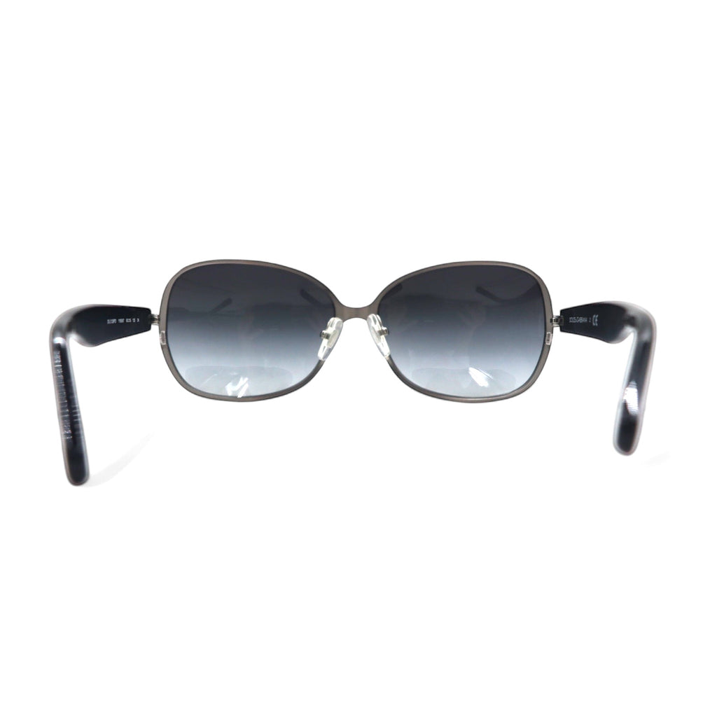 DOLCE &amp; GABBANA Sunglasses Fox Black Plastic D&amp;G Logo DG 2126PD 1195/87 60□15