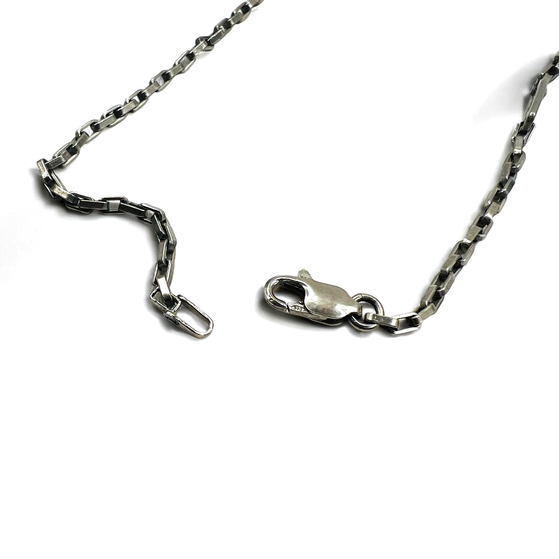 GUCCI Made in Italy G Plate Necklace Pendant Silver SV925