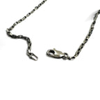 GUCCI Made in Italy G Plate Necklace Pendant Silver SV925
