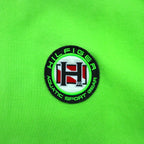 TOMMY HILFIGER 00s Half-Zip Polo Shirt, Medium, Green, Navy, Cotton