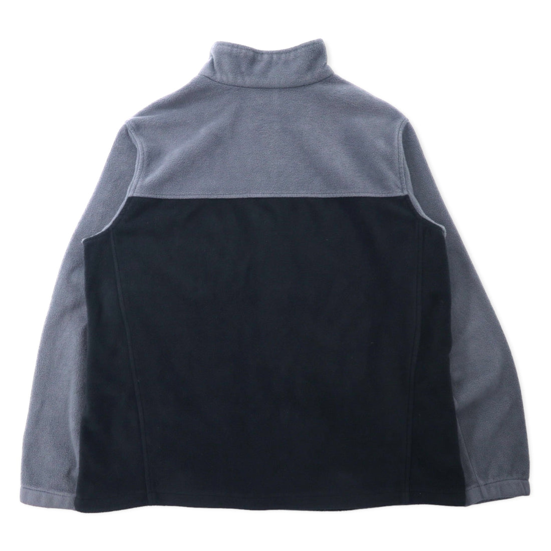 Columbia Bicolor Full Zip Fleece Jacket 2X Gray Black Polyester XS1247