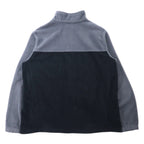 Columbia Bicolor Full Zip Fleece Jacket 2X Gray Black Polyester XS1247
