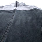 Columbia Bicolor Full Zip Fleece Jacket 2X Gray Black Polyester XS1247