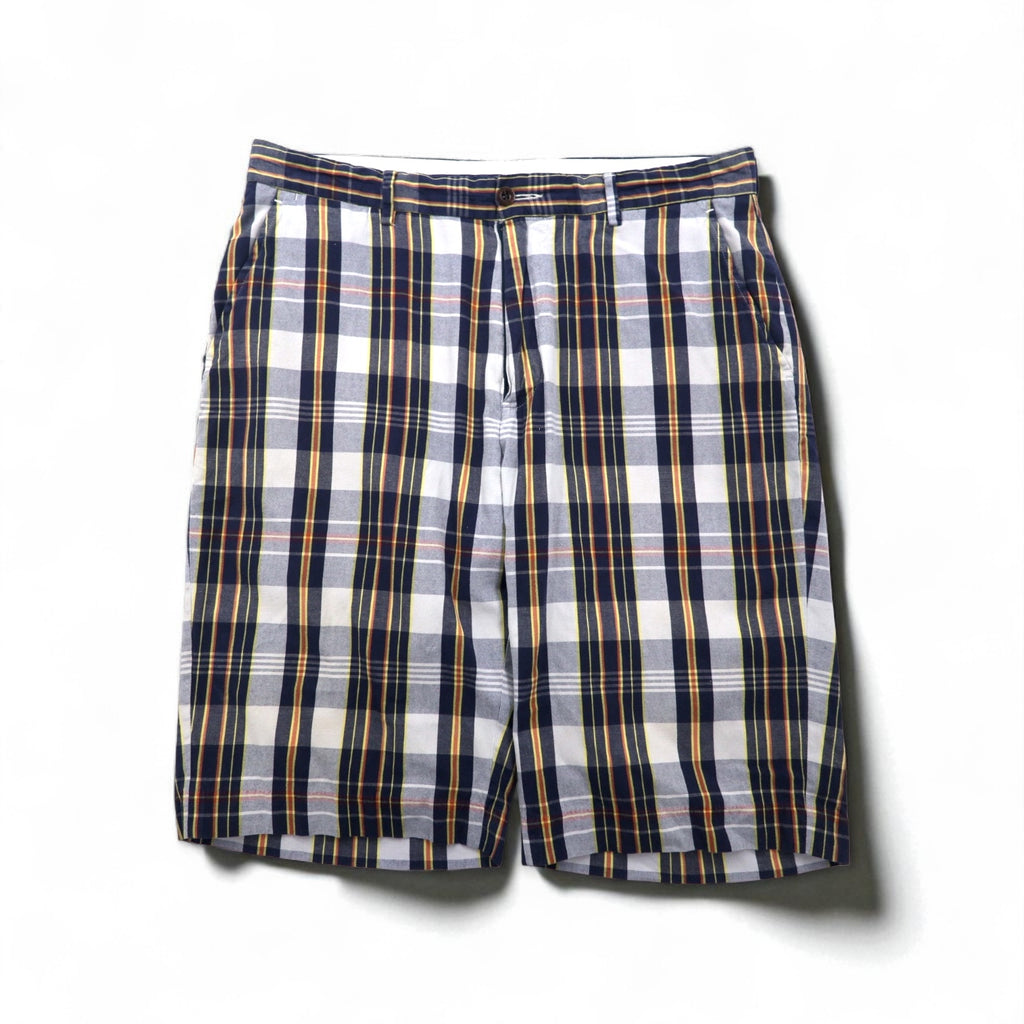 Polo by Ralph Lauren 90年代 ショートパンツ ハーフパンツ M ネイビー チェック コットン