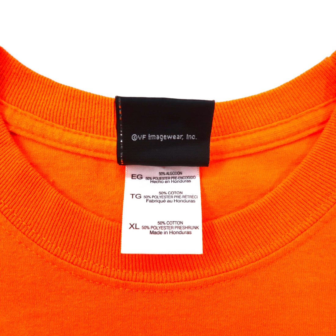 HARLEY DAVIDSON Fire Pattern Long Sleeve T-Shirt Long T-XL Orange Cotton ATTITUDE INCLUDED Big Size