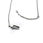 GUCCI Made in Italy Cutout G Cross Necklace Pendant Silver SV925