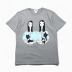KIDILL × maya Shibasaki プリント Tシャツ FREE グレー コットン 2023SS