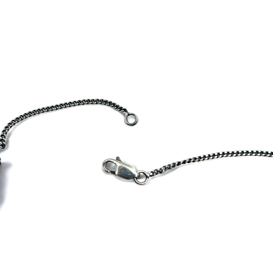 GUCCI Made in Italy Fancy Cross Necklace Choker Pendant Silver SV925 Cross