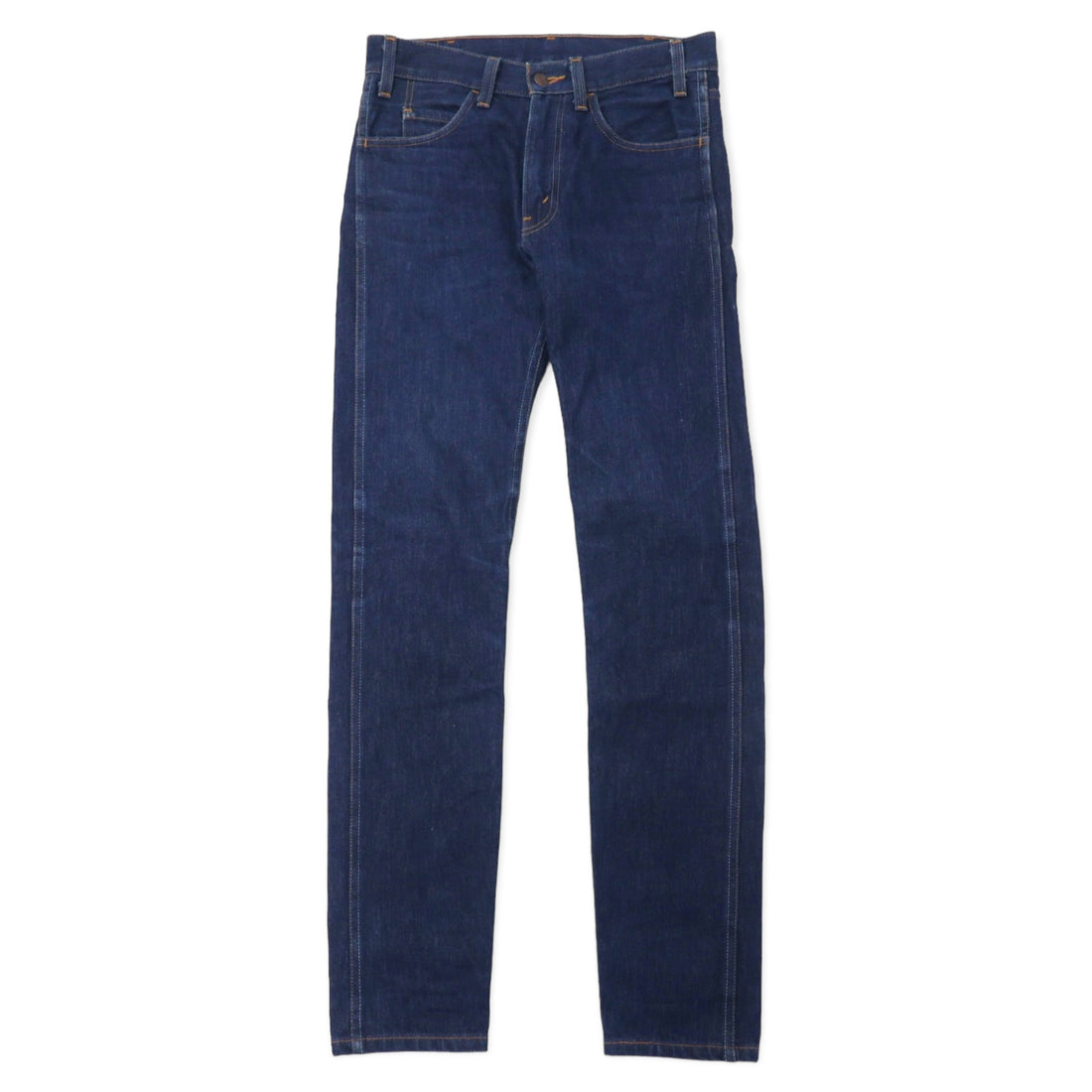 日本然リトテ-古着オンライン-LEVIS VINTAGE CLOTHING ( LVC ) USA製 606 1969年モデル リジッド デニムパンツ 28 ブルー コットン オレンジタブ ビッグE 42TALONジップ 30605-0050-LEVIS VINTAGE CLOTHING (LVC) USA Made 606 1969 Model Rigid Denim Pants 28 Blue Cotton Orange Tab Big E 42TALON Zip 30605-0050