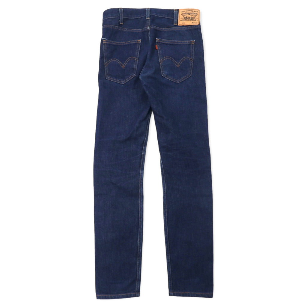 LEVIS VINTAGE CLOTHING (LVC) USA made 606 1969 model rigid denim pants size 28 blue cotton orange tab big E 42 TALON zip 30605-0050