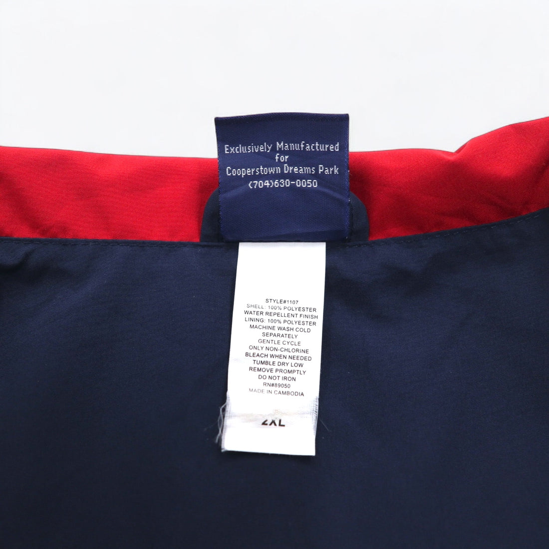 COOPERSTOWN Half-Zip Nylon Jacket, Piste, 2XL, Navy, DREAMS PARK