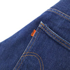 LEVIS VINTAGE CLOTHING (LVC) USA made 606 1969 model rigid denim pants size 28 blue cotton orange tab big E 42 TALON zip 30605-0050
