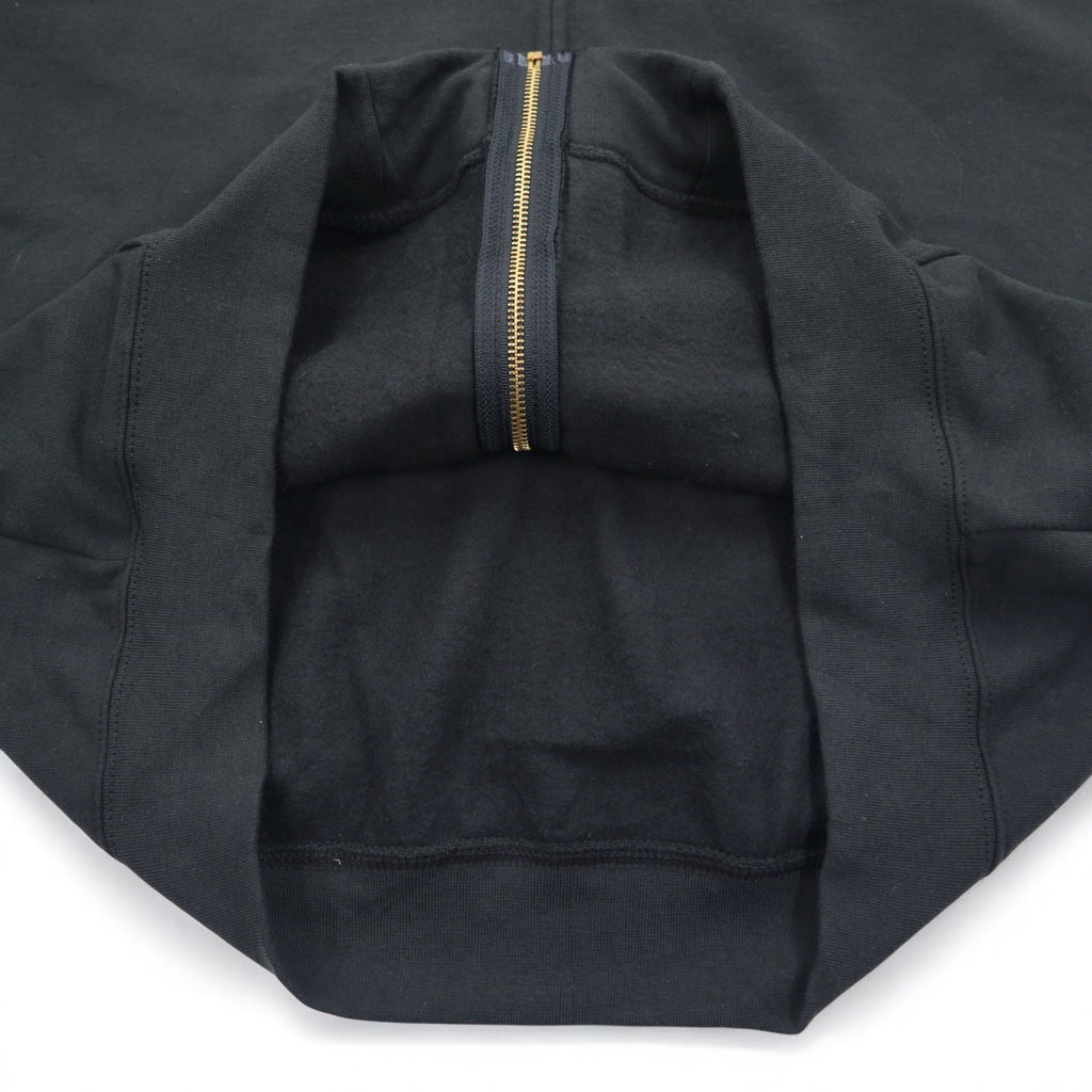 Carhartt full zip hoodie XL black fleece lining DELTA embroidery MIDWEIGHT HOODED ZIPFRONT SWEAT K122 Made in Mexico Unused item