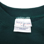FRUIT OF THE LOOM ブランク スウェットシャツ XL グリーン 無地 コットン 裏起毛