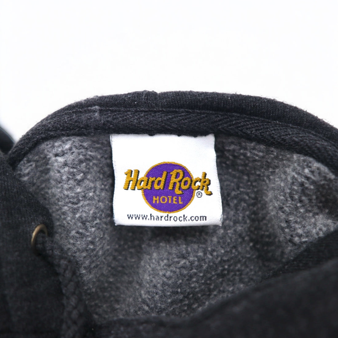 Hard Rock HOTEL 90s Logo Embroidered Pullover Hoodie XXL Grey PUNTA CANA