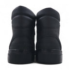 BALENCIAGA Monochrome High Sneakers 27cm Black Perforated Leather Perforated High 373406 Made in Spain Unused