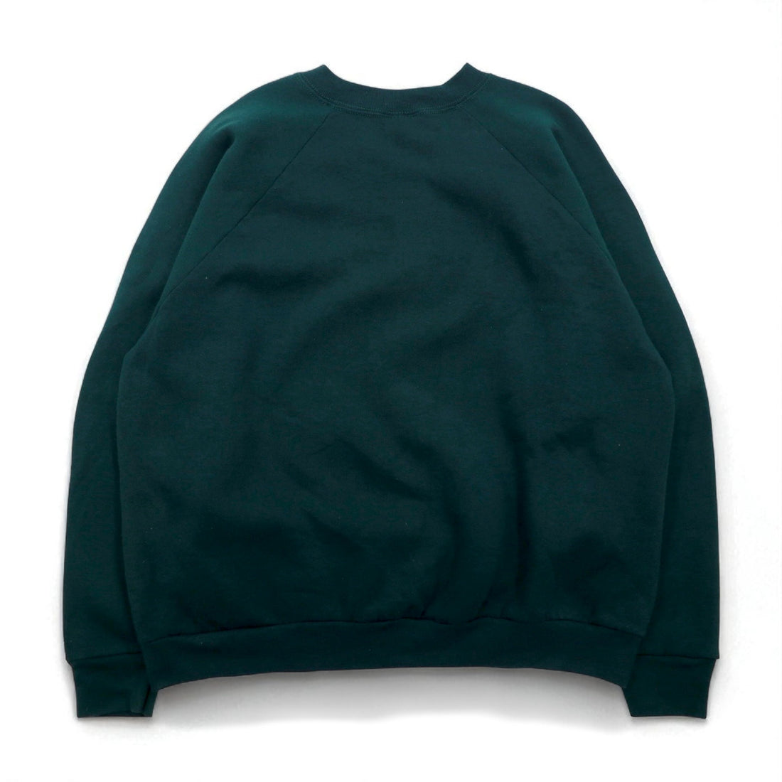 FRUIT OF THE LOOM ブランク スウェットシャツ XL グリーン 無地 コットン 裏起毛