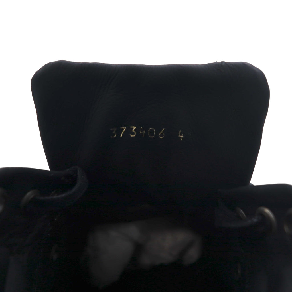 BALENCIAGA Monochrome High Sneakers 27cm Black Perforated Leather Perforated High 373406 Made in Spain Unused