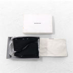BALENCIAGA Monochrome High Sneakers 27cm Black Perforated Leather Perforated High 373406 Made in Spain Unused