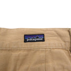 patagonia 90年代 雪無しタグ オーガニックコットン 2タック チノ ショートパンツ M ベージュ 57822