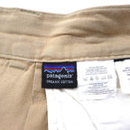 patagonia 90年代 雪無しタグ オーガニックコットン 2タック チノ ショートパンツ M ベージュ 57822