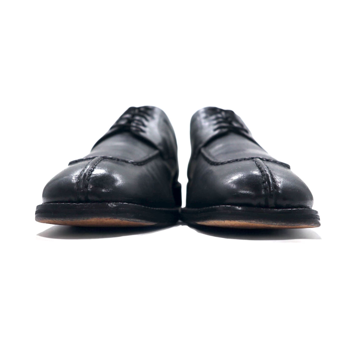 COLE HAAN Split Toe U-Tip Dress Shoes 28.5cm Black Leather Wingtip 01594