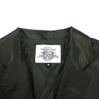 MAJESTIC × FRAMMENTO CUORE ナイロン テーラードジャケット M カーキ 中綿 XM23-MAJ-0009-GRN6 nano universe 別注