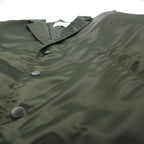 MAJESTIC × FRAMMENTO CUORE ナイロン テーラードジャケット M カーキ 中綿 XM23-MAJ-0009-GRN6 nano universe 別注